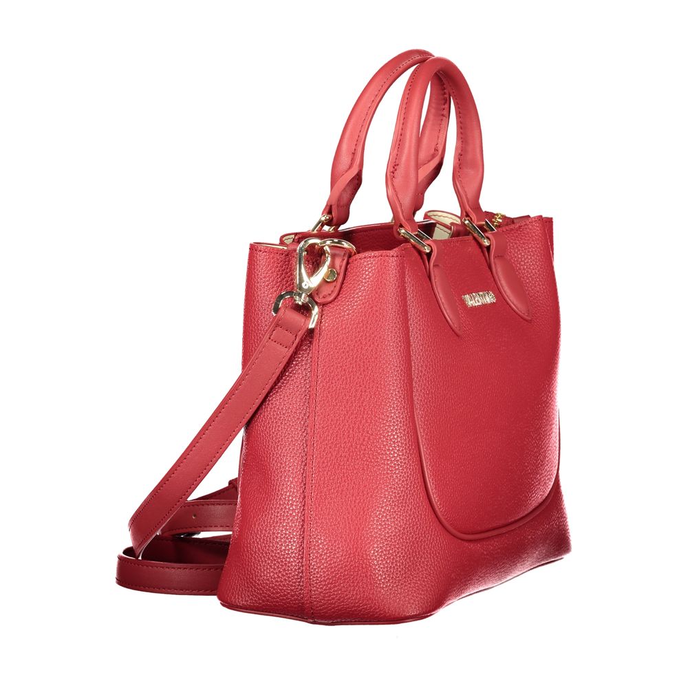 Mario Valentino Rosso Poliuretano Donna Bag With Handles and Protective Features | Regal Royce