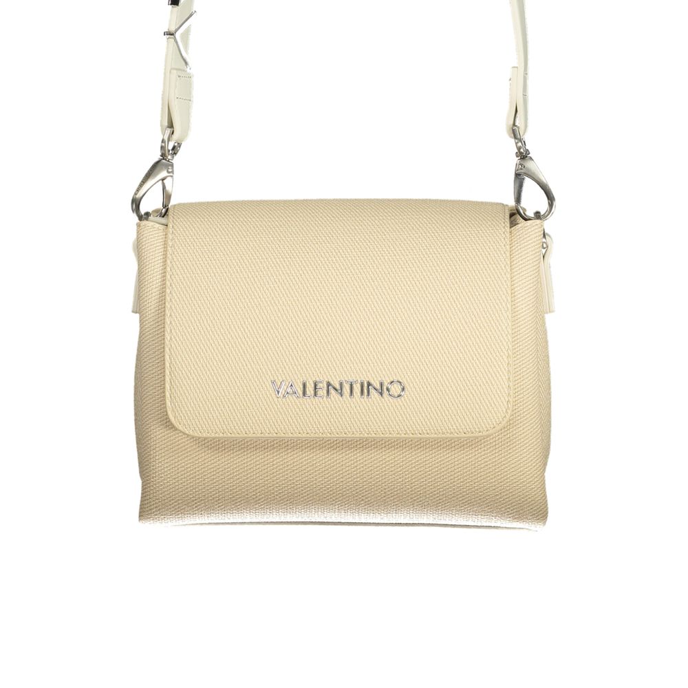 Mario Valentino Beige Polyurethane Women Bag | Regal Royce