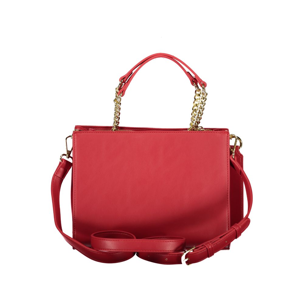 Mario Valentino Rosso Polyurethane Women Bag | Regal Royce