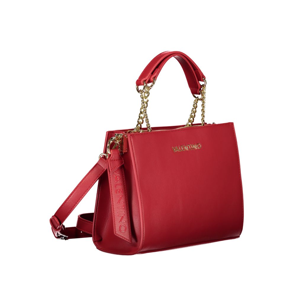 Mario Valentino Rosso Polyurethane Women Bag | Regal Royce