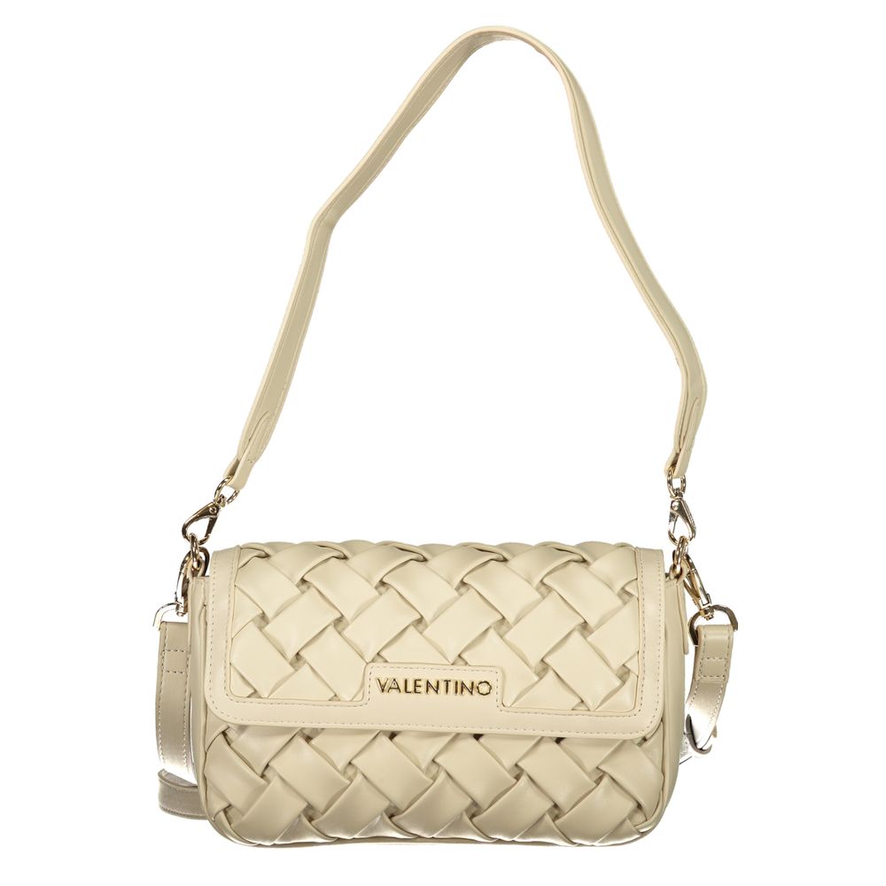 Mario Valentino Beige Polyurethane Women's Bag | Regal Royce