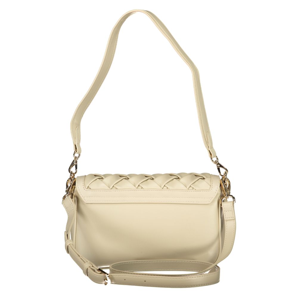 Mario Valentino Beige Polyurethane Women's Bag | Regal Royce
