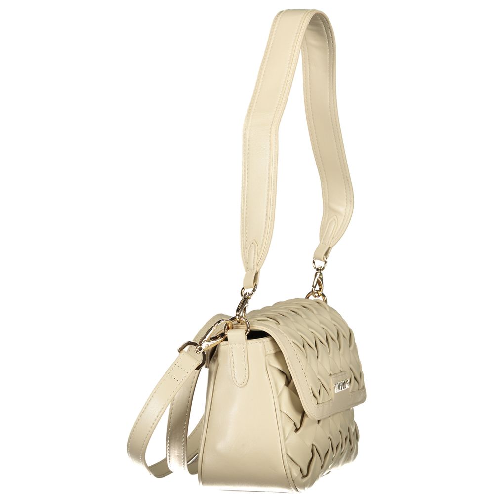 Mario Valentino Beige Polyurethane Women's Bag | Regal Royce