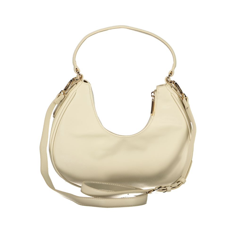 Mario Valentino Beige Polyurethane Women's Bag | Regal Royce
