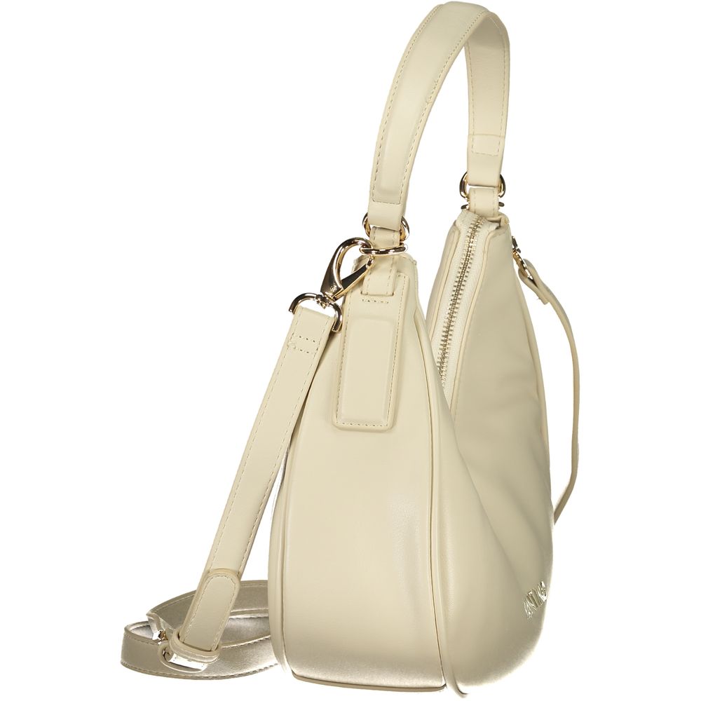 Mario Valentino Beige Polyurethane Women's Bag | Regal Royce