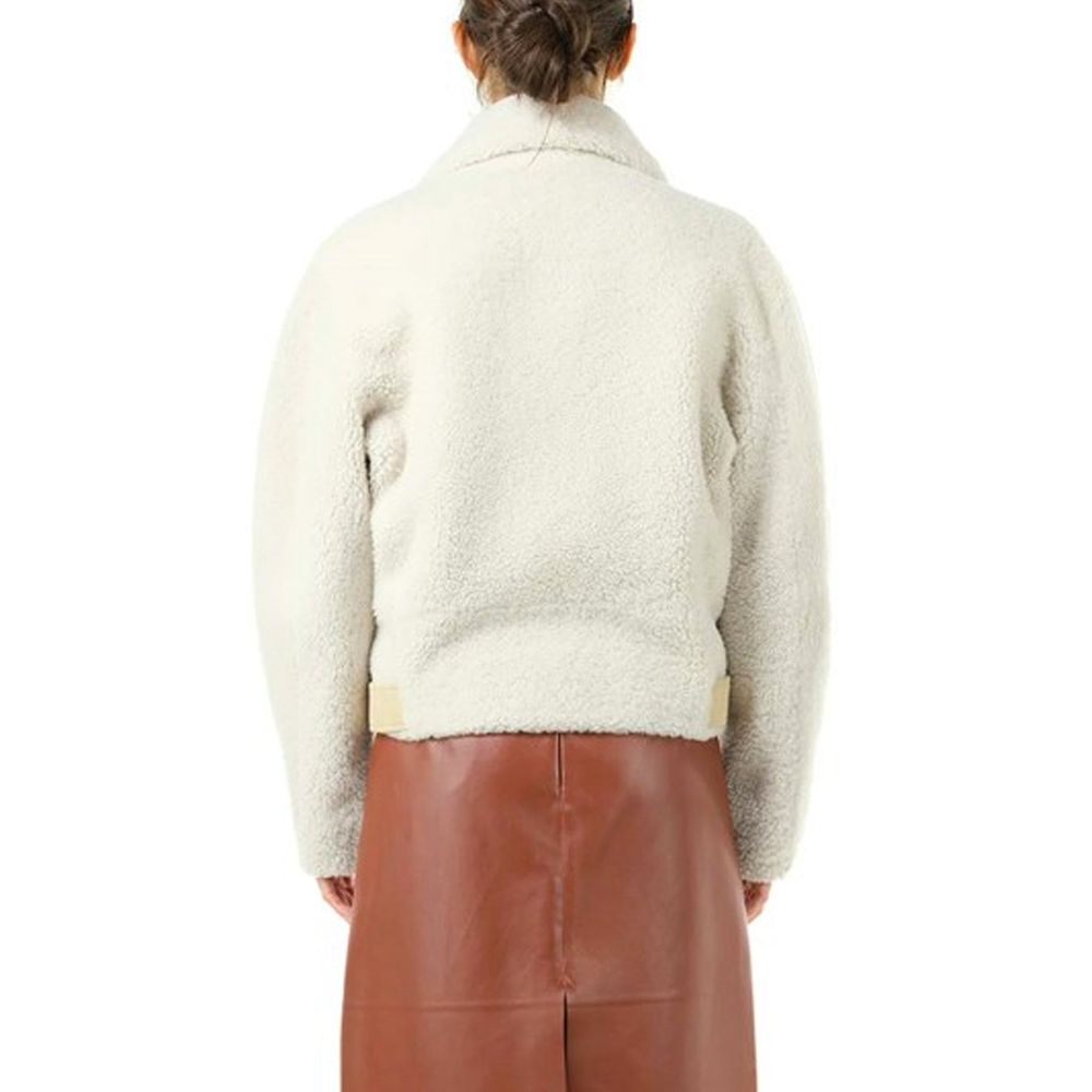Chloé Beige Polyester Biker Jacket | Regal Royce