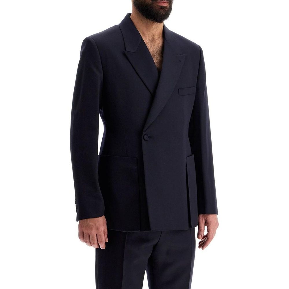 Dior Blue Virgin Wool Blazer | Regal Royce