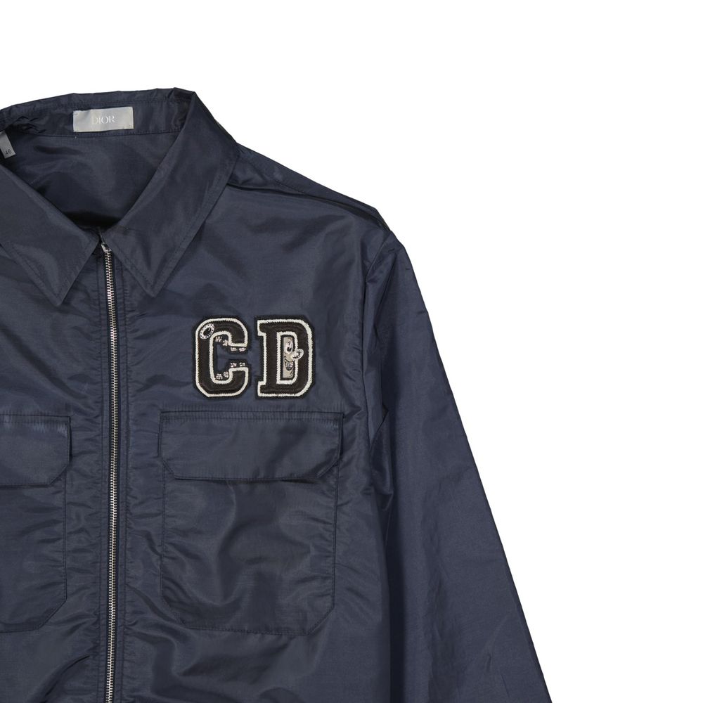Dior Blue Polyamide Shell Jacket | Regal Royce
