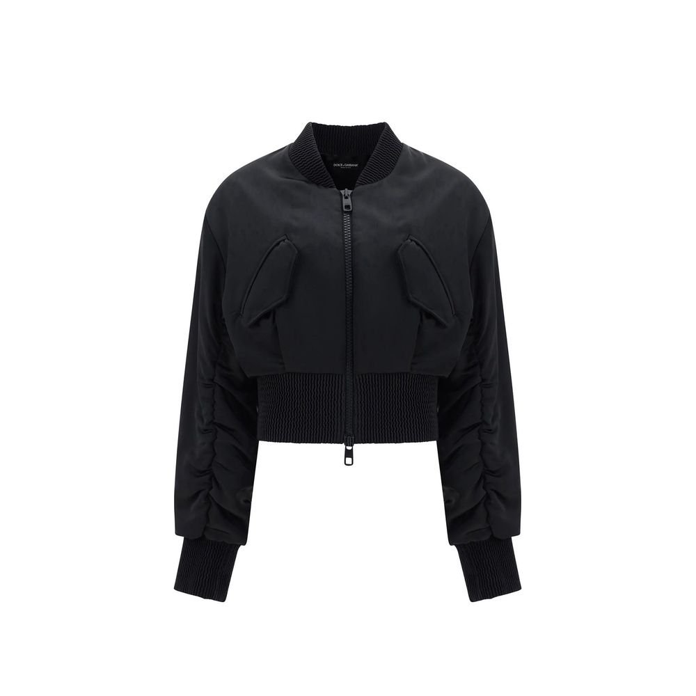 Dolce & Gabbana Black Acetate Bomber | Regal Royce