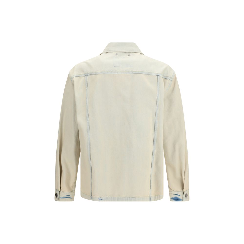 Golden Goose Beige Cotton Denim Jacket | Regal Royce