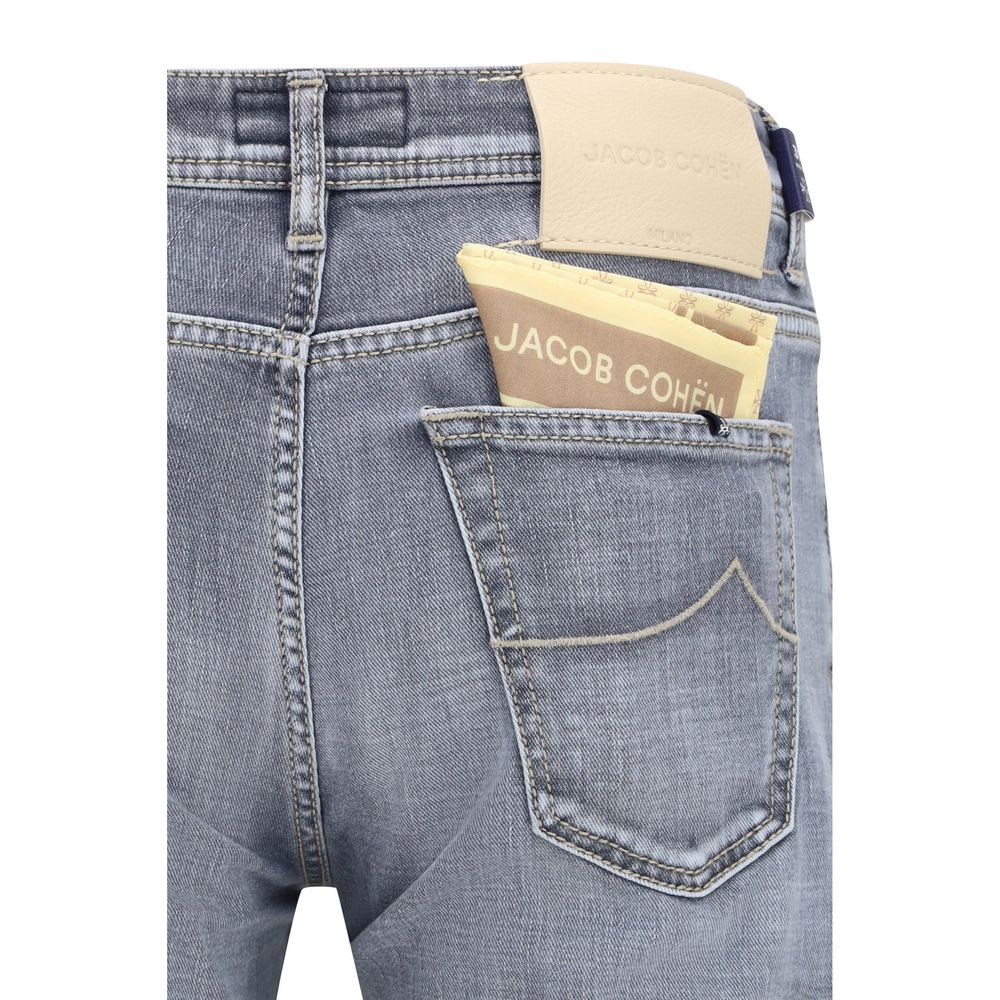 Jacob Cohen Blue Cotton Slim Fit Jeans | Regal Royce