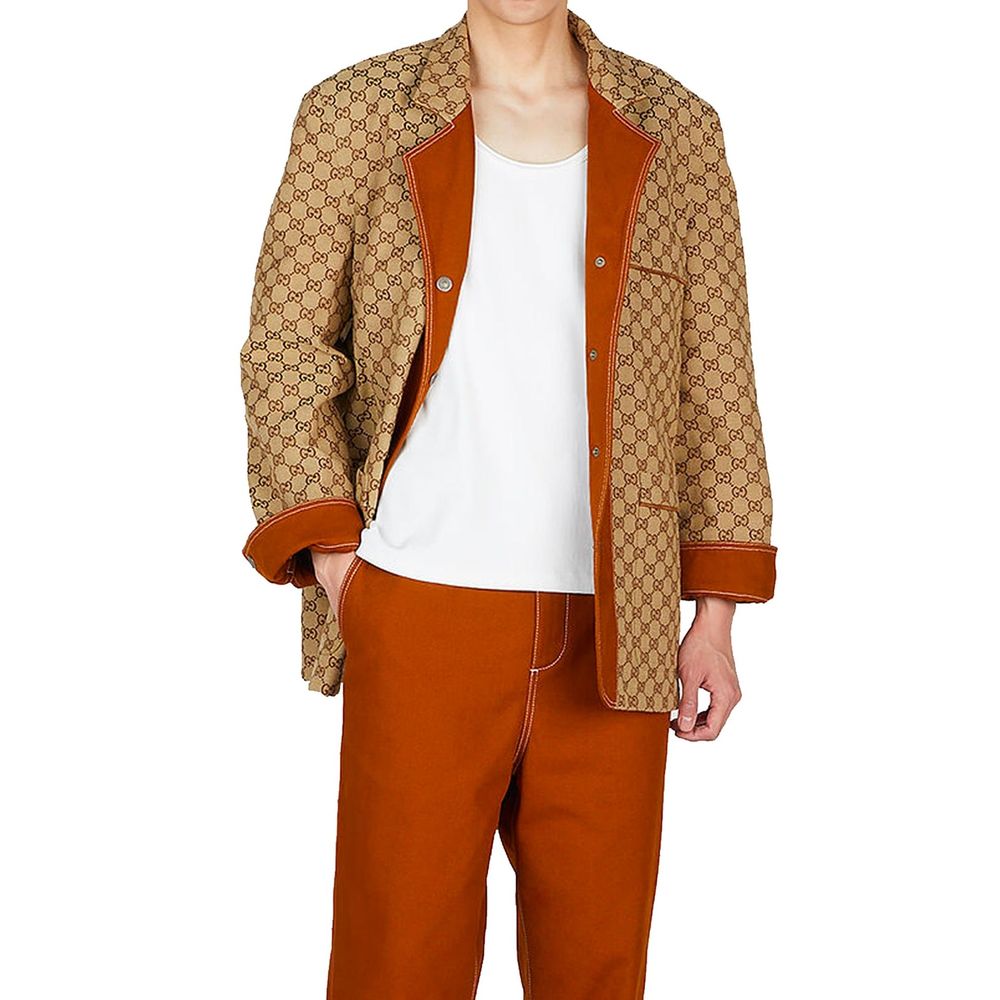 Gucci Brown Cotton Coat | Regal Royce
