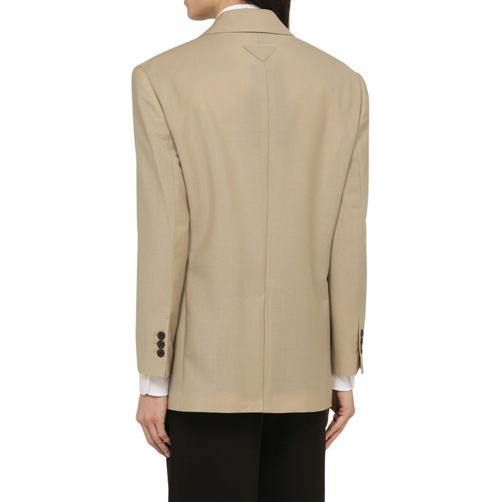 Prada Beige Mohair Blazer | Regal Royce