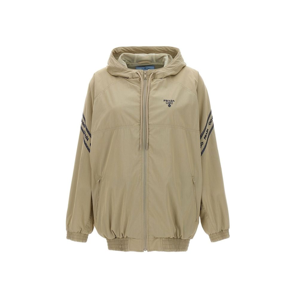 Prada Beige Cotton Shell Jacket | Regal Royce
