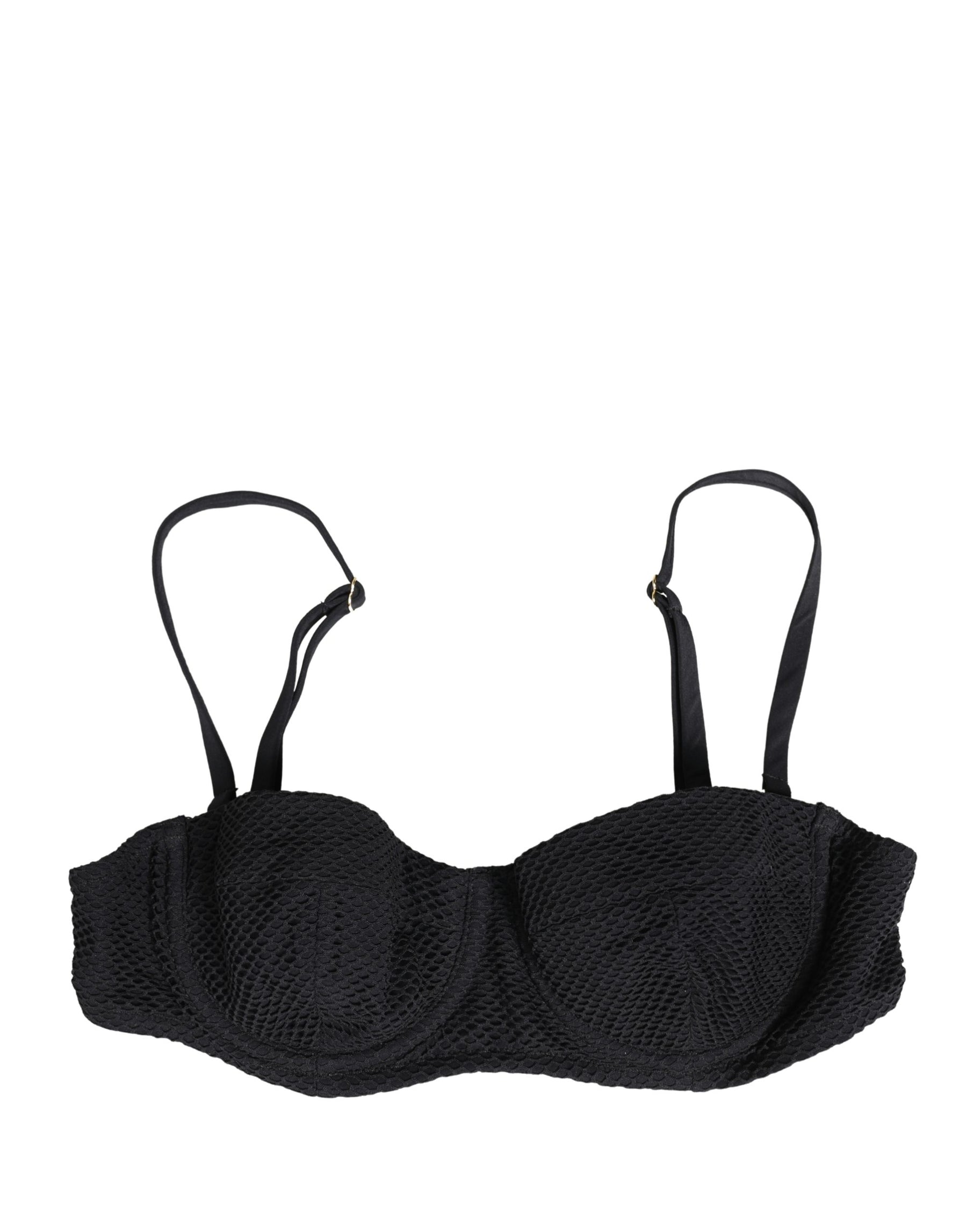 Dolce & Gabbana Black Nylon Padded Balconnet Brassiere Underwear | Regal Royce
