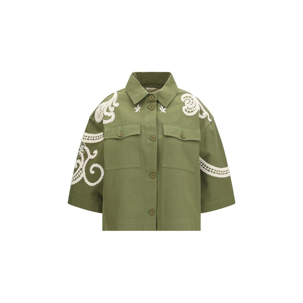 Max Mara Bicolor Cotton Coat | Regal Royce