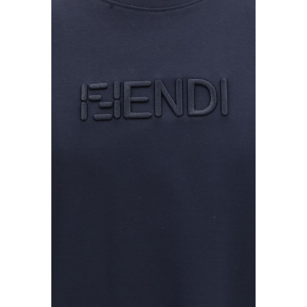 Fendi Blue Cotton T-Shirt | Regal Royce