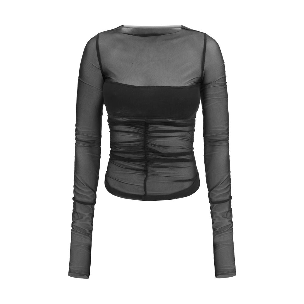 Rick Owens Black Nylon Blouse | Regal Royce