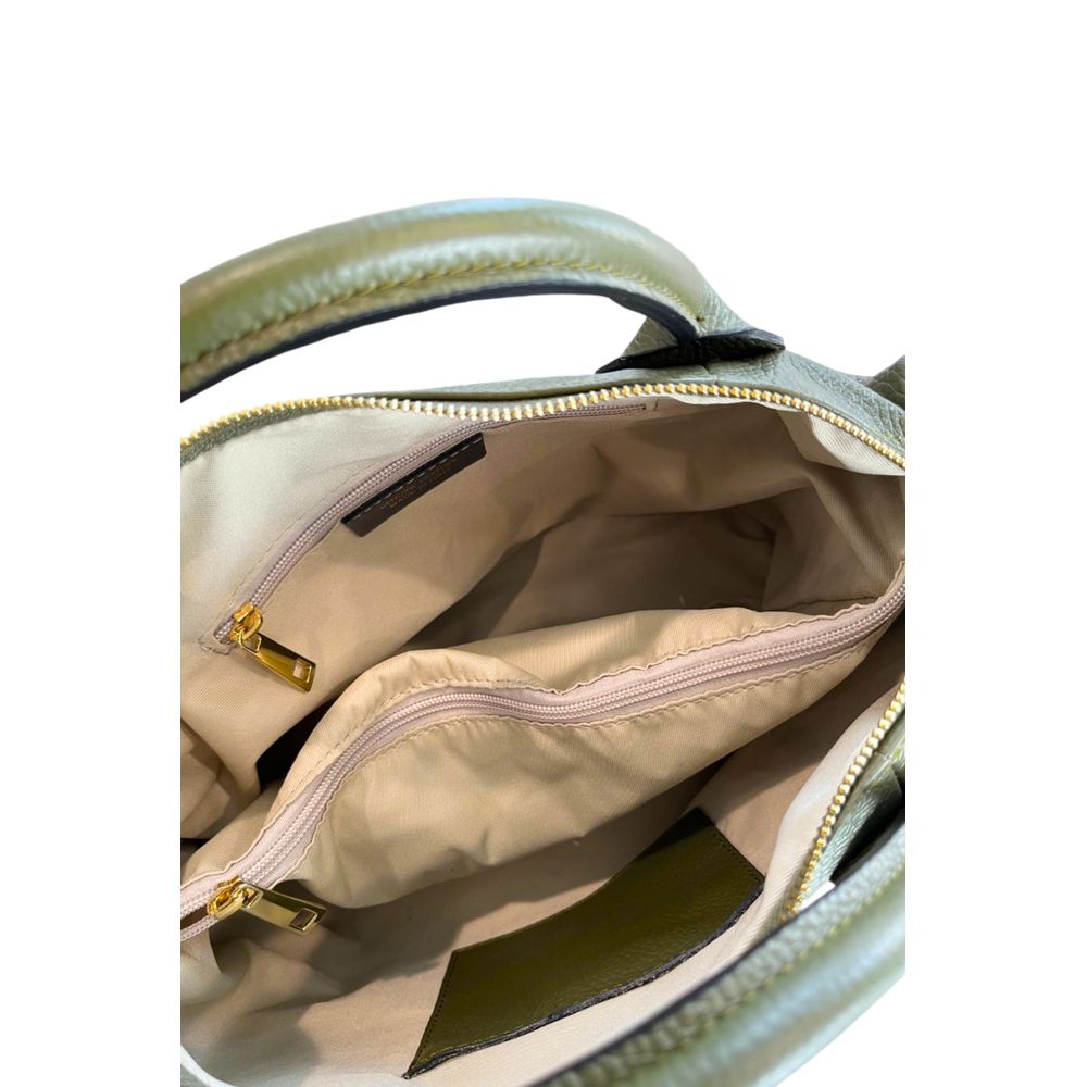 Baldinini Trend Green Leather Women Handbag | Regal Royce