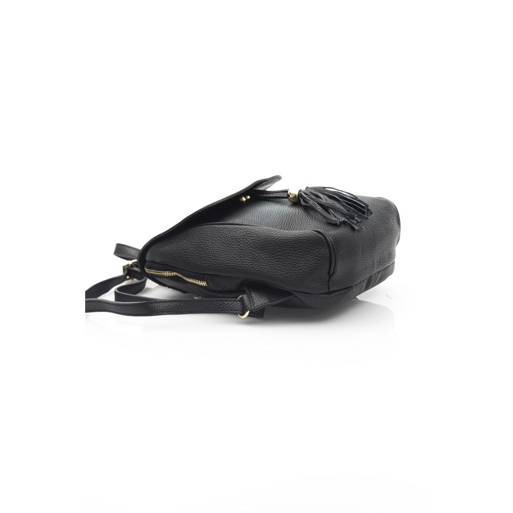 Baldinini Trend Black Leather Women Bag | Regal Royce