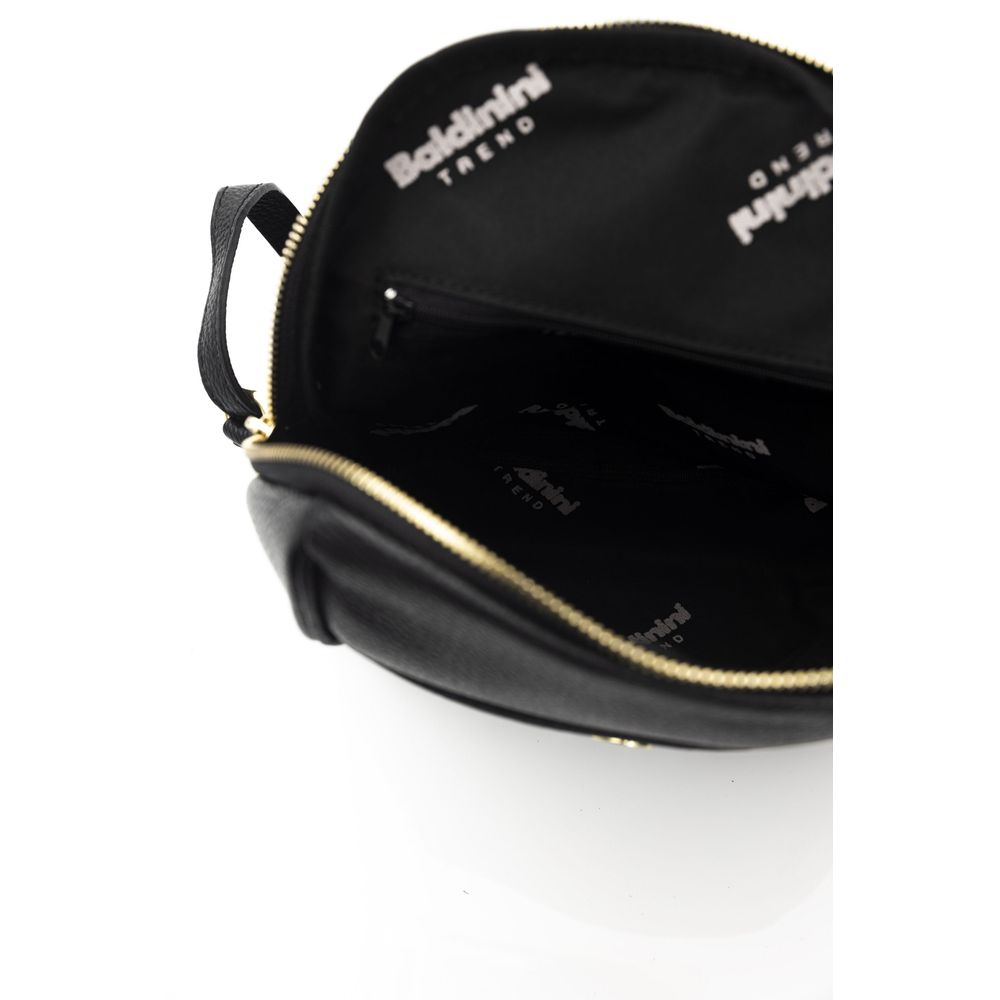 Baldinini Trend Black Leather Women Bag | Regal Royce