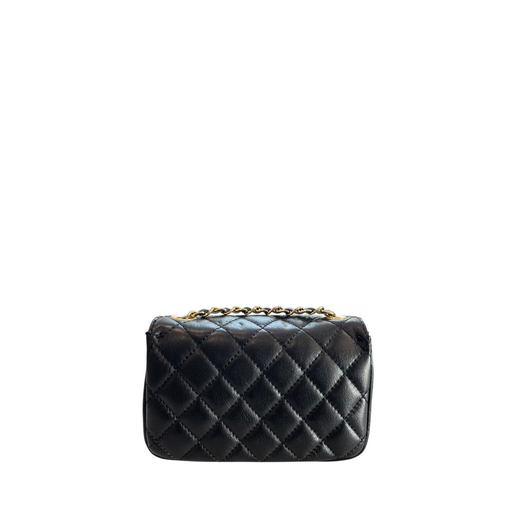 Baldinini Trend Black Leather Women Bag | Regal Royce