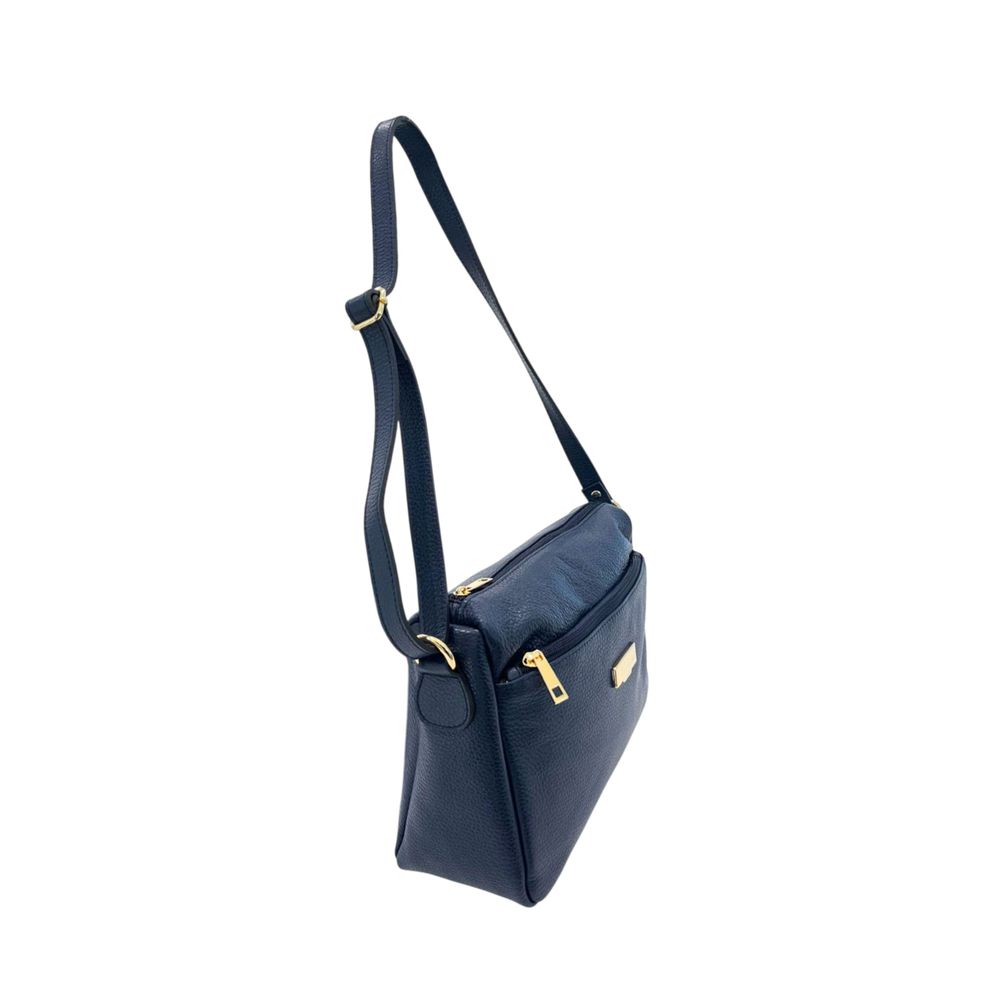 Baldinini Trend Blue Leather Women Crossbody Bag | Regal Royce