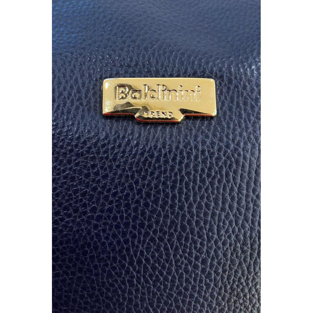Baldinini Trend Blue Leather Women Crossbody Bag | Regal Royce
