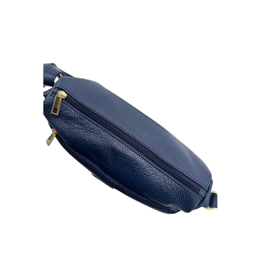 Baldinini Trend Blue Leather Women Crossbody Bag | Regal Royce