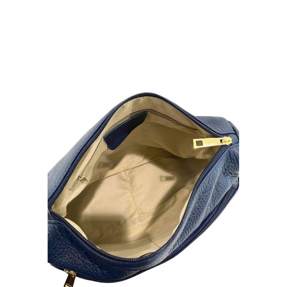 Baldinini Trend Blue Leather Women Crossbody Bag | Regal Royce