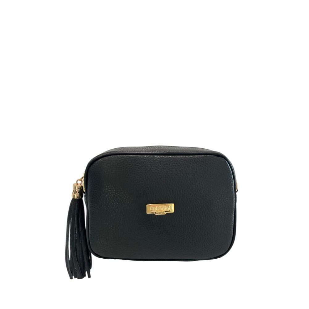 Baldinini Trend Black Cowhide Leather Women Crossbody | Regal Royce