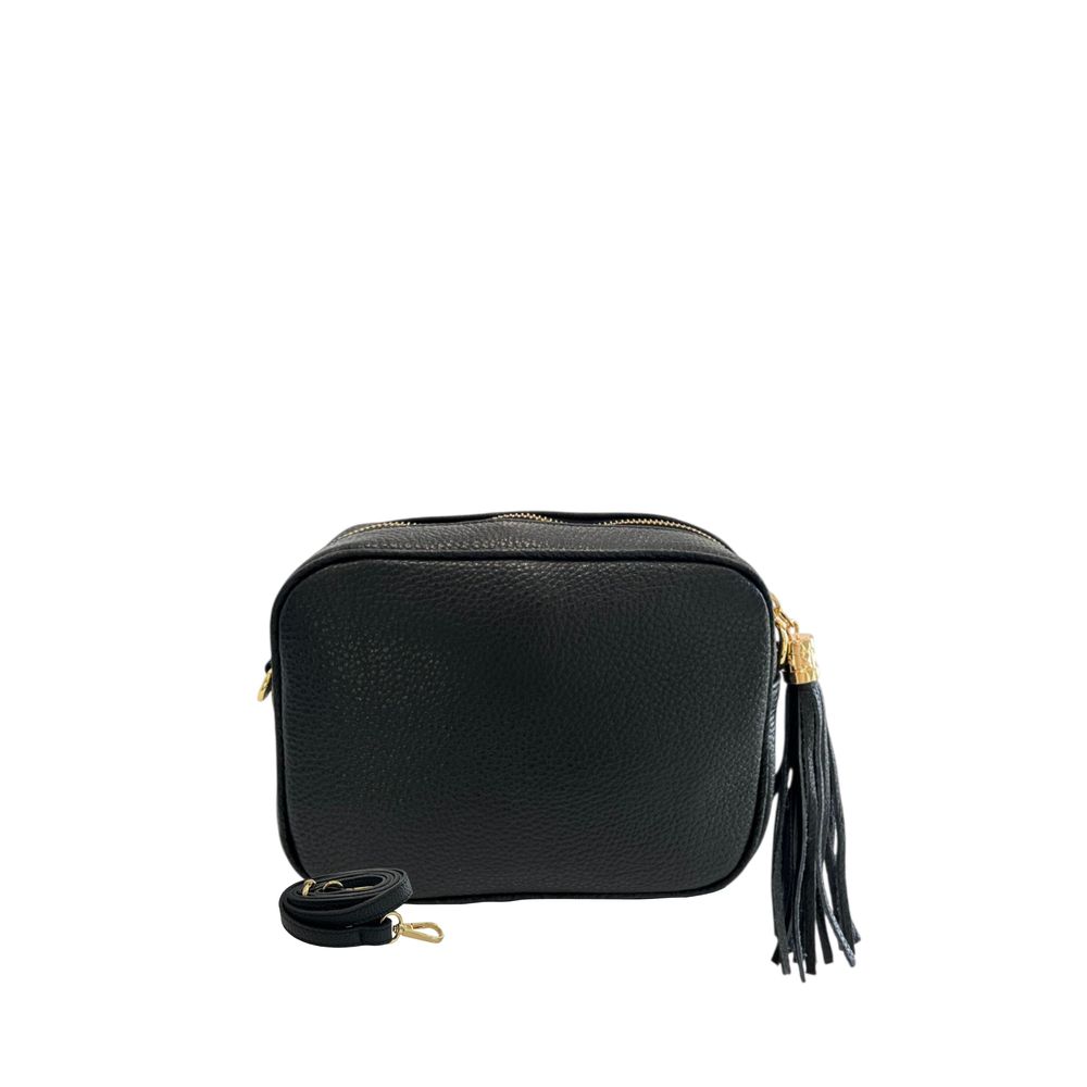 Baldinini Trend Black Cowhide Leather Women Crossbody | Regal Royce
