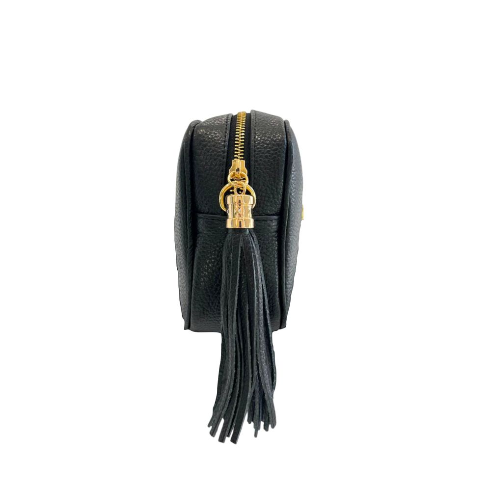 Baldinini Trend Black Cowhide Leather Women Crossbody | Regal Royce