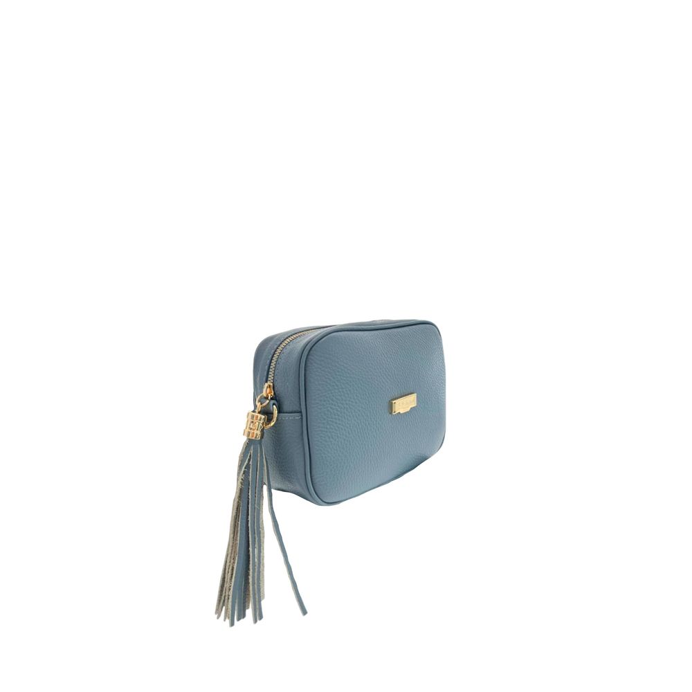 Baldinini Trend Blue Leather Women Crossbody Bag | Regal Royce