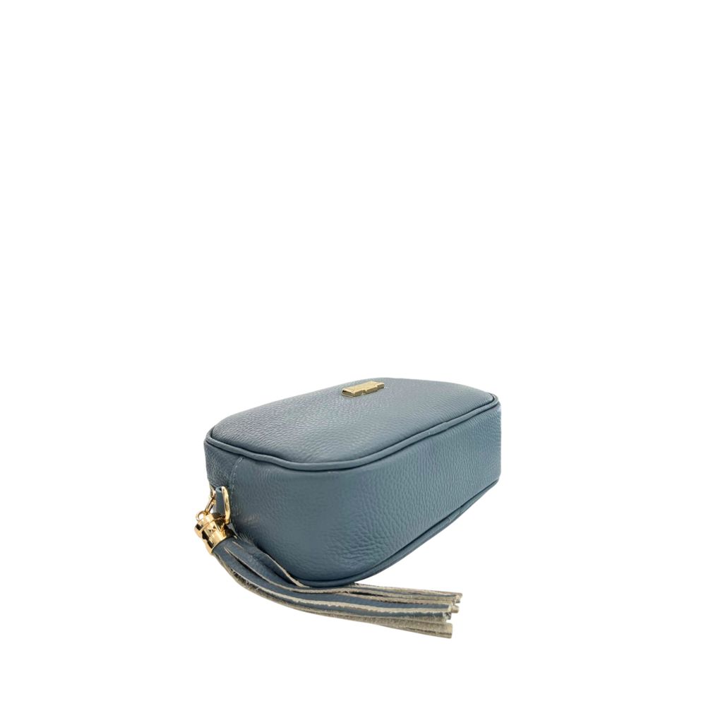 Baldinini Trend Blue Leather Women Crossbody Bag | Regal Royce