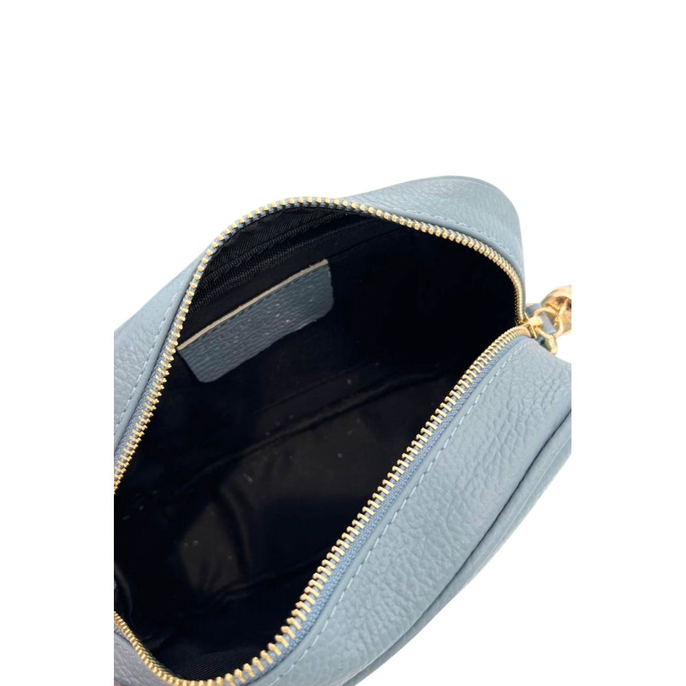 Baldinini Trend Blue Leather Women Crossbody Bag | Regal Royce