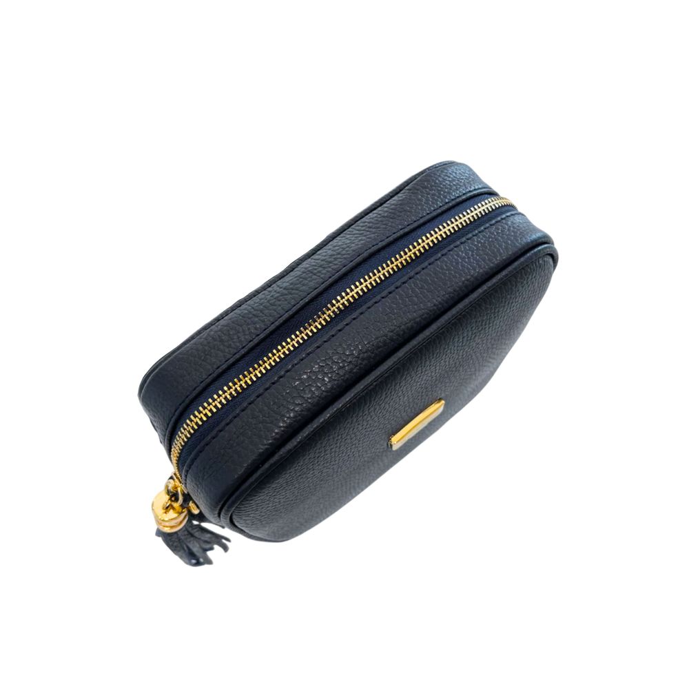 Baldinini Trend Blue Leather Women Crossbody Bag | Regal Royce
