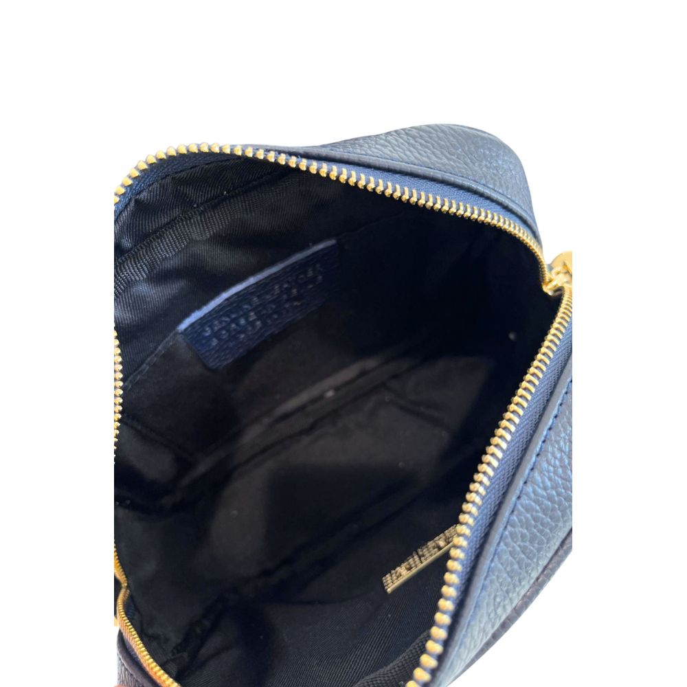 Baldinini Trend Blue Leather Women Crossbody Bag | Regal Royce