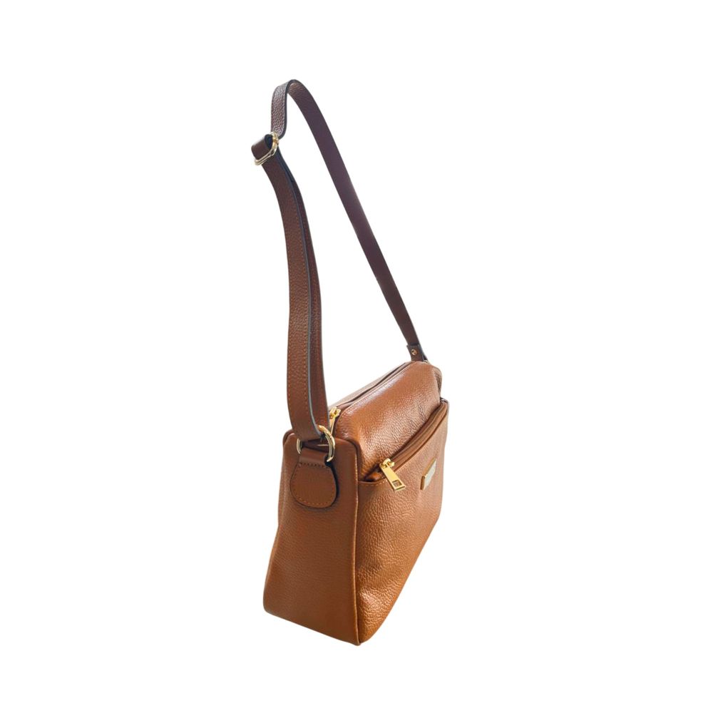 Baldinini Trend Brown Leather Women Crossbody Bag | Regal Royce