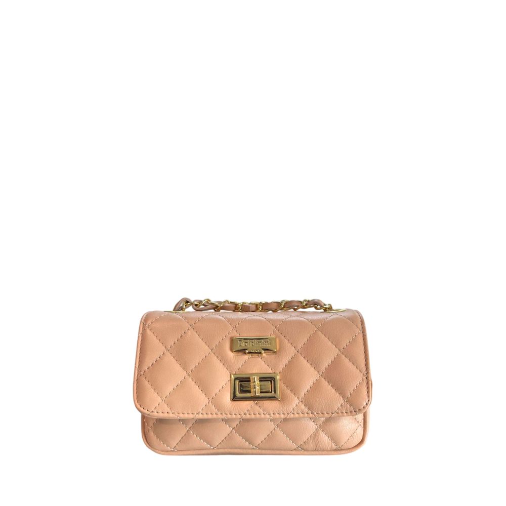 Baldinini Trend Pink Leather Women Crossbody Bag | Regal Royce