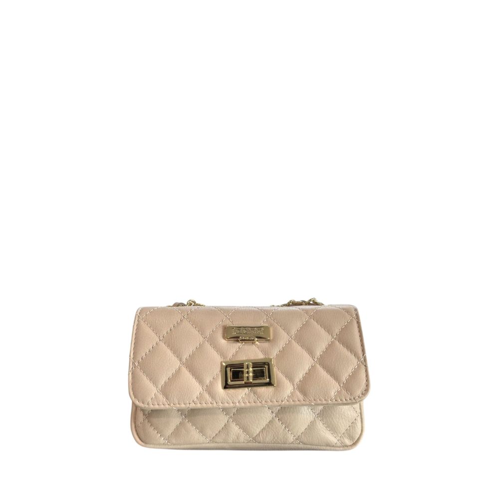 Baldinini Trend Beige Leather Women Bag | Regal Royce