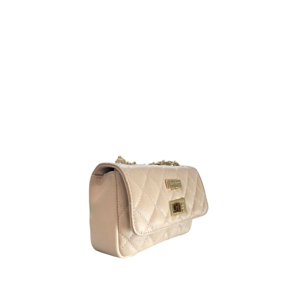 Baldinini Trend Beige Leather Women Bag | Regal Royce