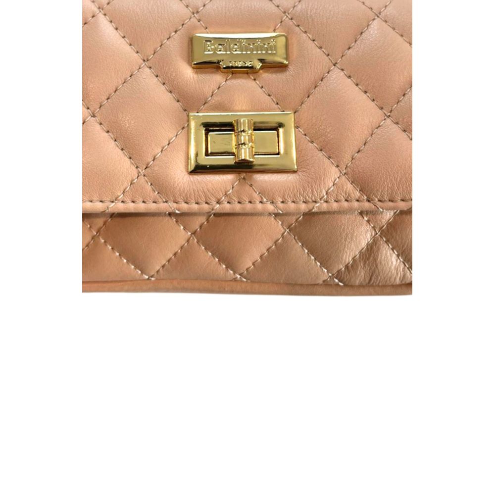 Baldinini Trend Pink Leather Women Crossbody Bag | Regal Royce