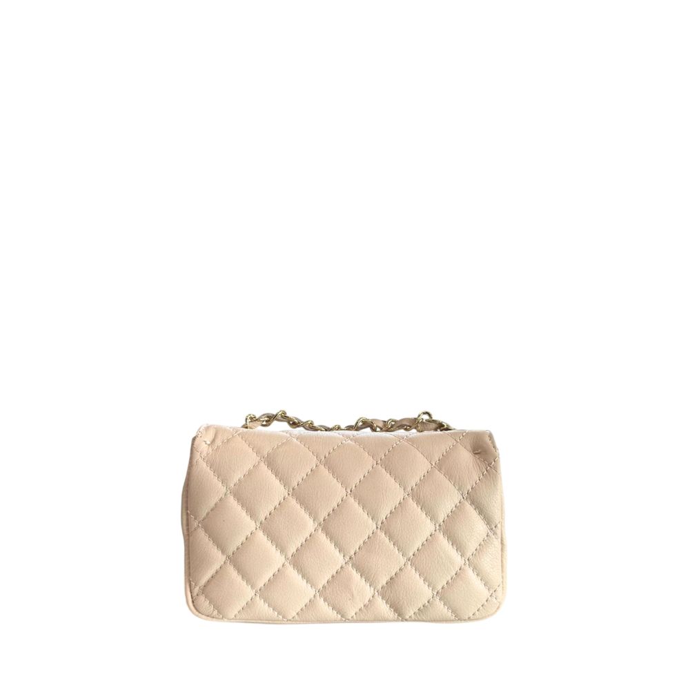 Baldinini Trend Beige Leather Women Bag | Regal Royce