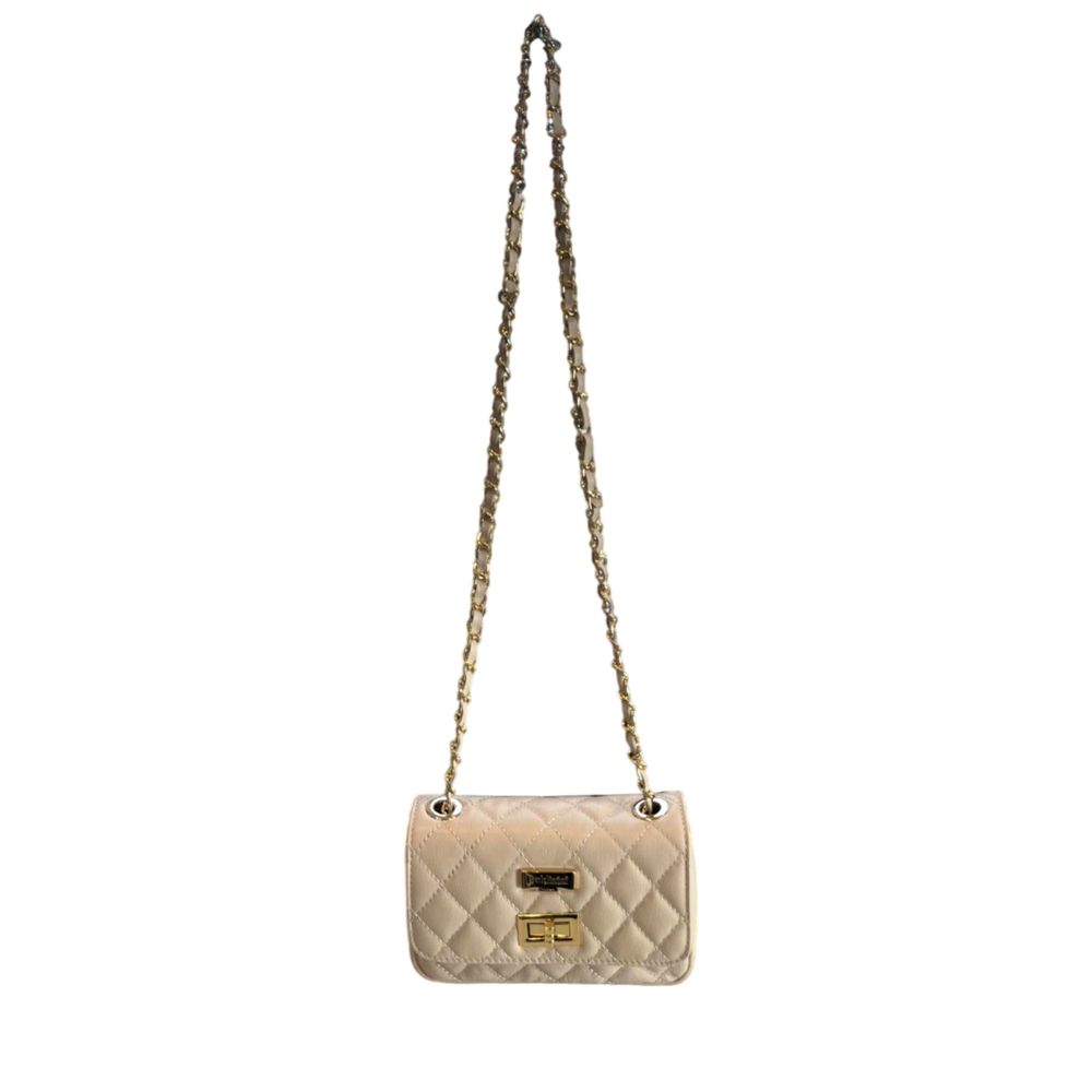 Baldinini Trend Beige Leather Women Bag | Regal Royce