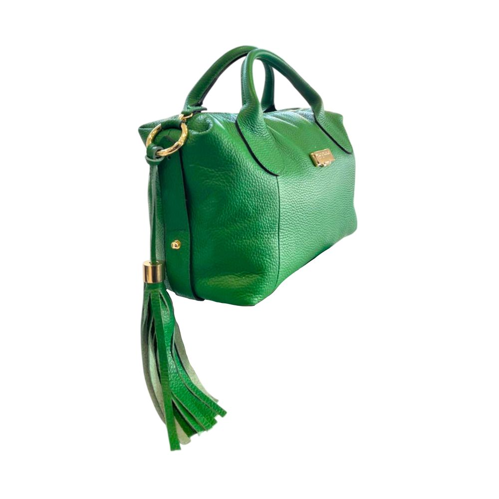 Baldinini Trend Green Leather Women Handbag | Regal Royce
