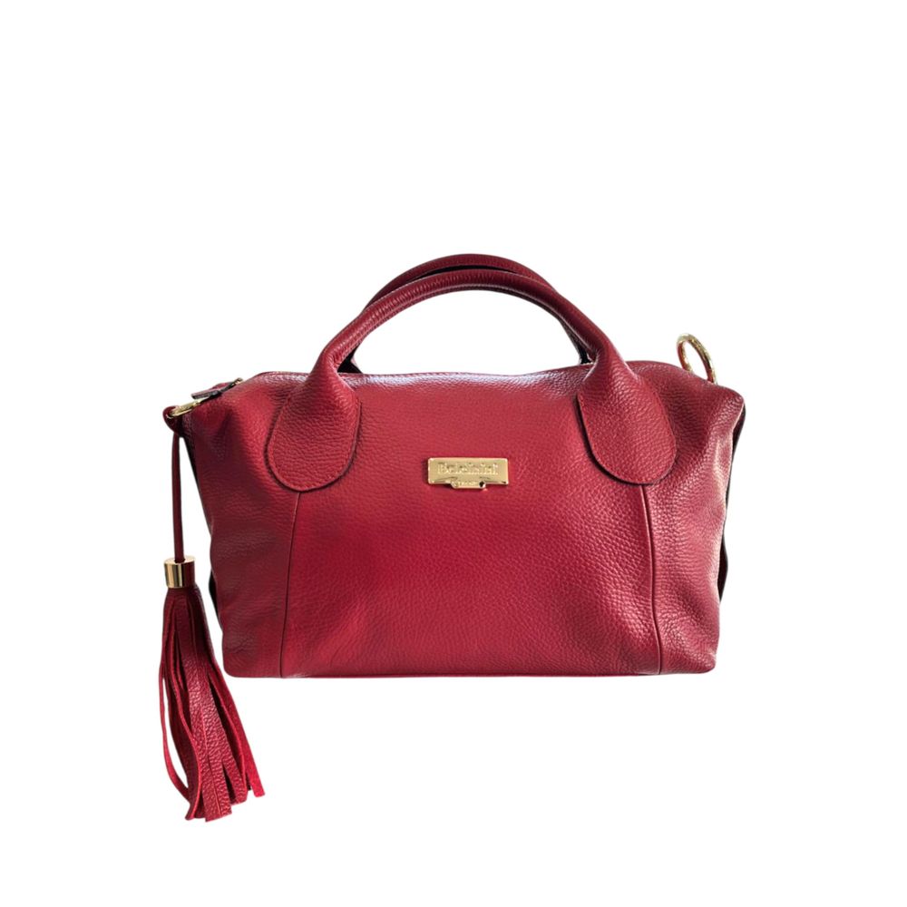 Baldinini Trend Red Leather Women Handbag | Regal Royce