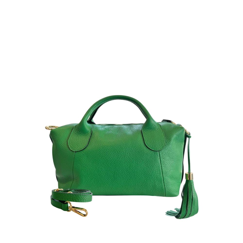 Baldinini Trend Green Leather Women Handbag | Regal Royce
