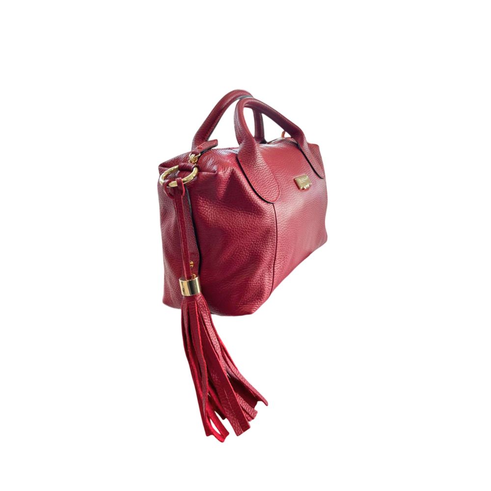 Baldinini Trend Red Leather Women Handbag | Regal Royce