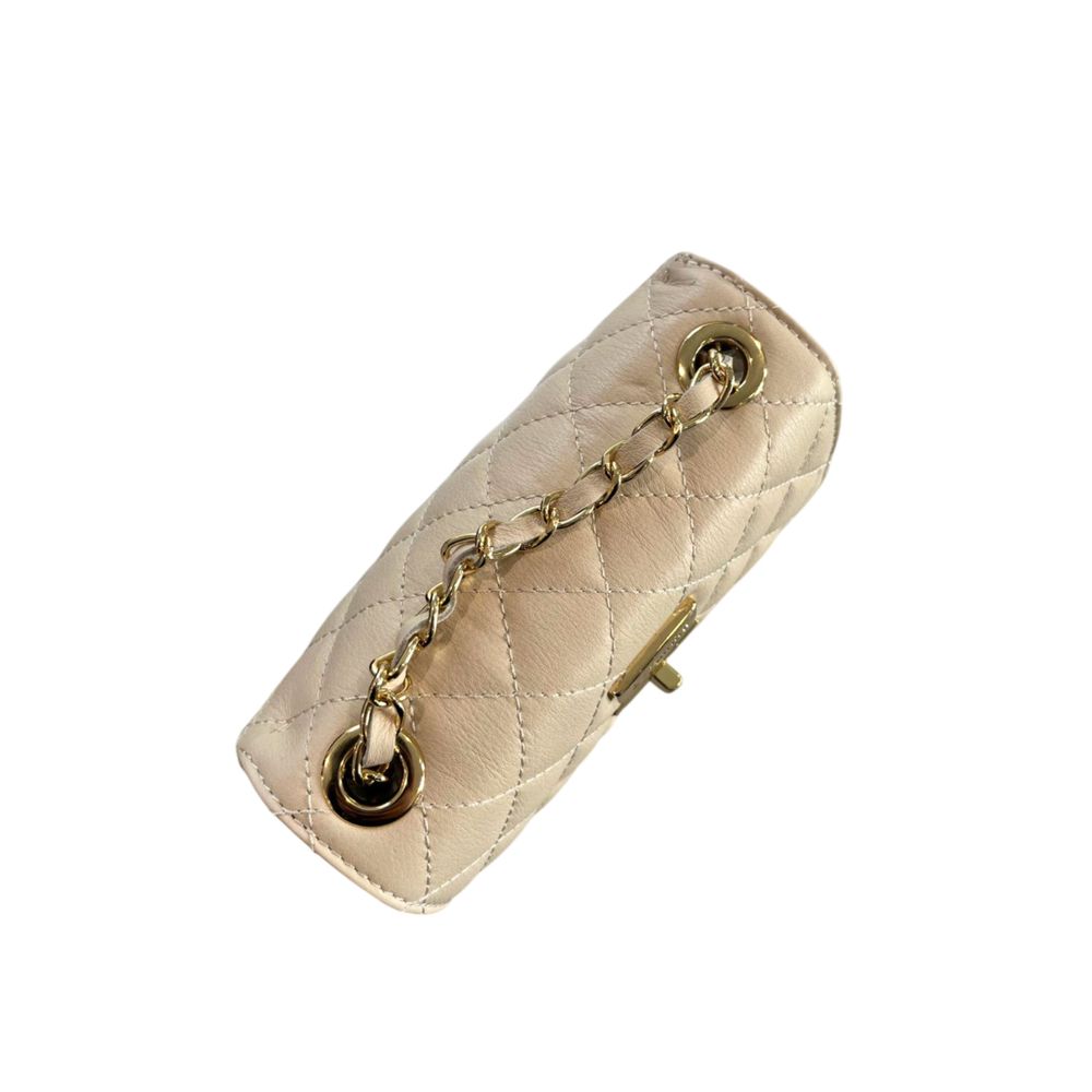 Baldinini Trend Beige Leather Women Bag | Regal Royce